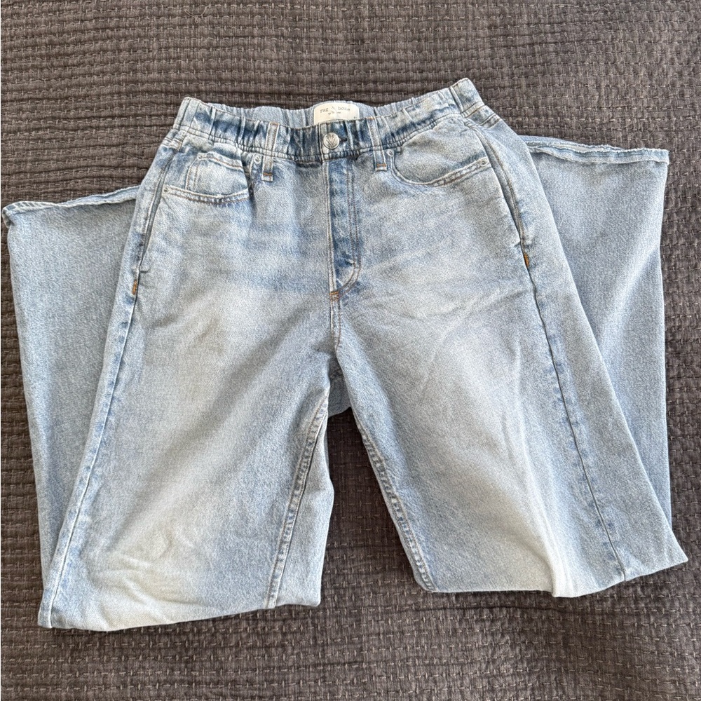 Rag and Bone Miramar Light Blue sweatpant Jean